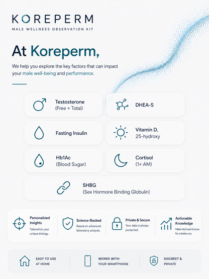 KOREPERM Insight Kit — Male Wellness Observation