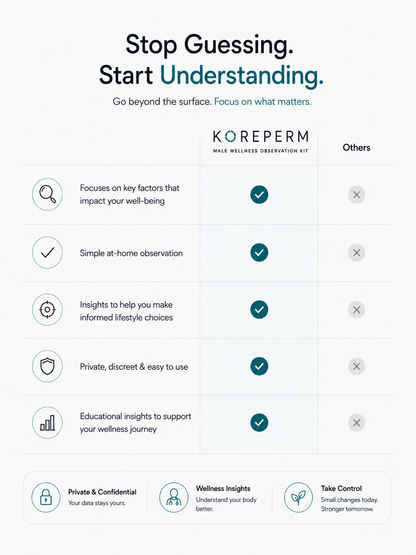 KOREPERM Insight Kit — Male Wellness Observation