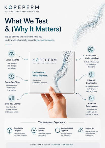 KOREPERM Insight Kit — Male Wellness Observation
