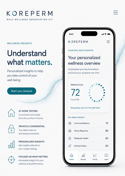 KOREPERM Insight Kit — Male Wellness Observation